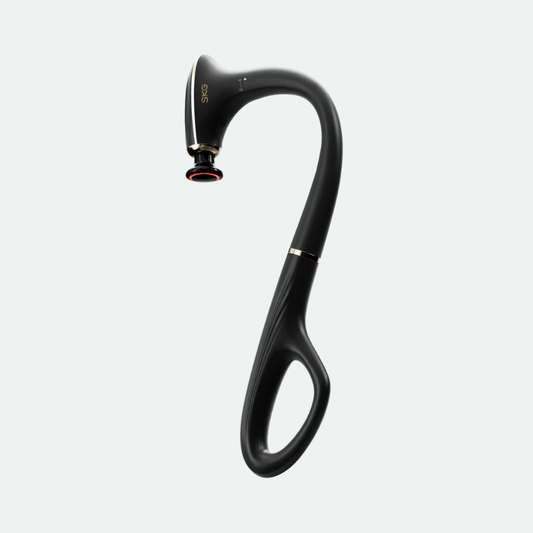 SKG DS300 massage gun with loop handle